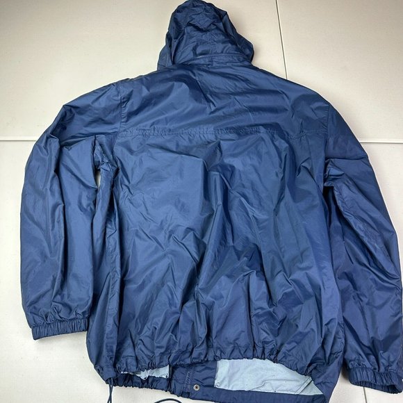 Gap Full Zip Windbreaker Jacket Navy Blue Size XL Rain Jacket‎ - Picture 8 of 11